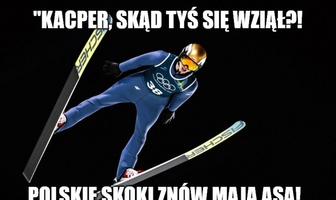 "Polska szkoła latania". Internauci szaleją po medalu Tomasiaka