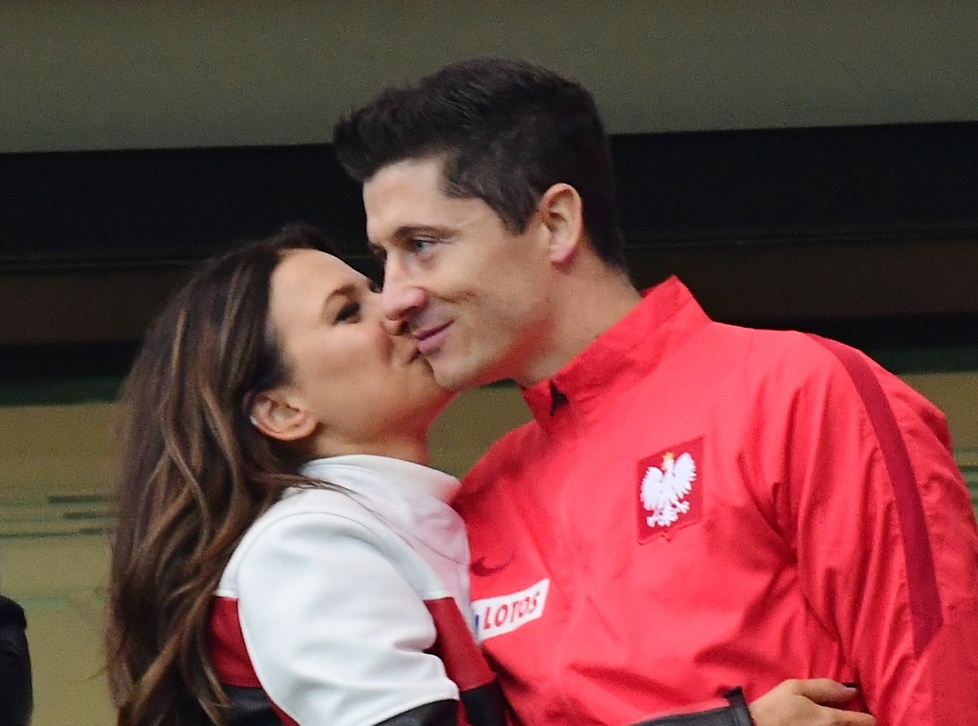 Anna i Robert Lewandowski...