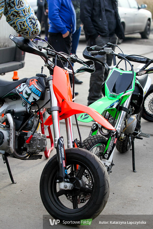 Trening Betard Sparty Wrocław na pitbike'ach (galeria)