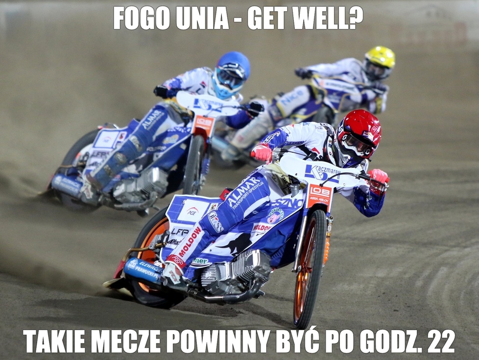 Memy po 13. kolejce PGE Ekstraligi. Marek Kuchciński jak Get Well Toruń. Też leci (galeria)